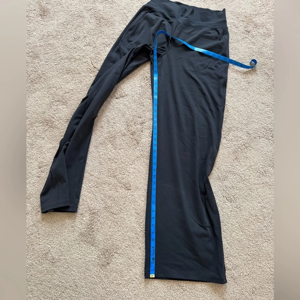 Athleta Venice High Rise Wide Leg Pants, Black, Sz Medium Tall - Picture 8 of 8